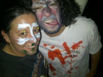 Halloween at Banned, we got hold of some face paint.jpg